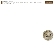 Tablet Screenshot of paiislandresort.com